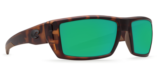 Shop Costa Del Mar Polycarbonate Lens Sunglasses Online Costa Rafael For Sale Costa Del Mar Rafael Polarized Sunglasses Matte Retro Tortoise Green Mirror Poly